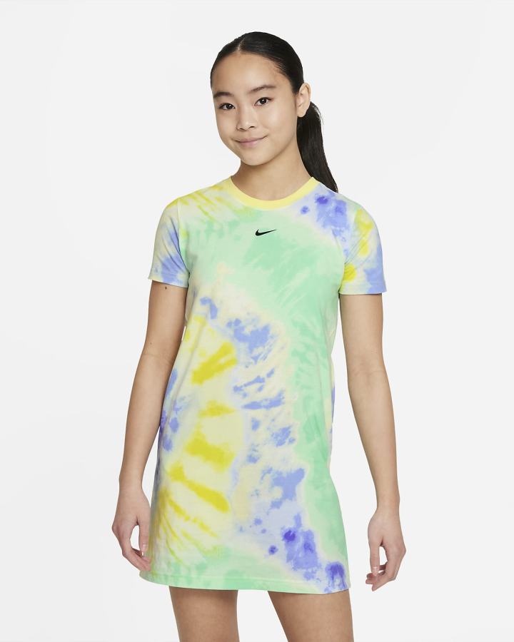 Nike Sportswear Kids Tie-Dye Za Djevojčice Haljine Menta | HR-10634QYKU