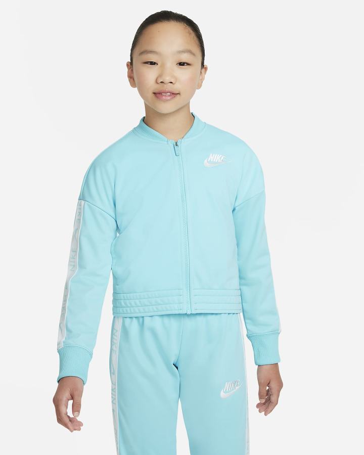 Nike Sportswear Kids Tracksuit Za Djevojčice Trenirke Bijele | HR-07639JYMT