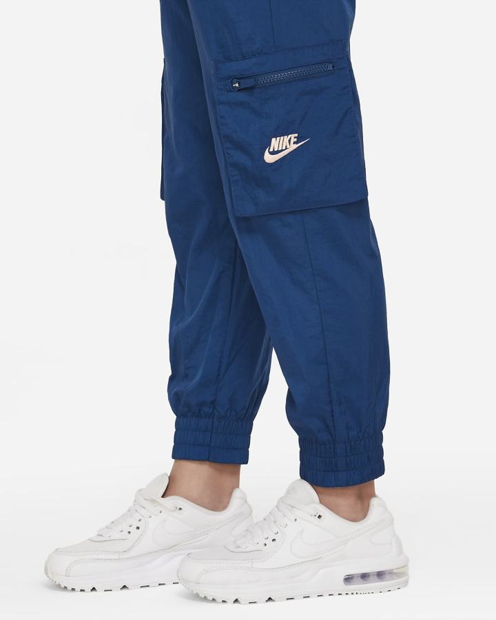 Nike Sportswear Kids Woven Cargo Za Djevojčice Hlače Plave Narančaste | HR-91346VUHE