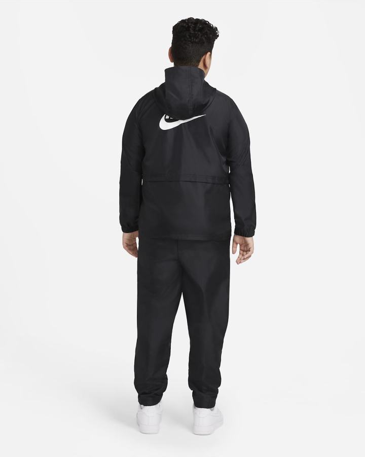 Nike Sportswear Kids Woven Tracksuit Za Djevojčice Trenirke Crne Bijele | HR-01843NZMB