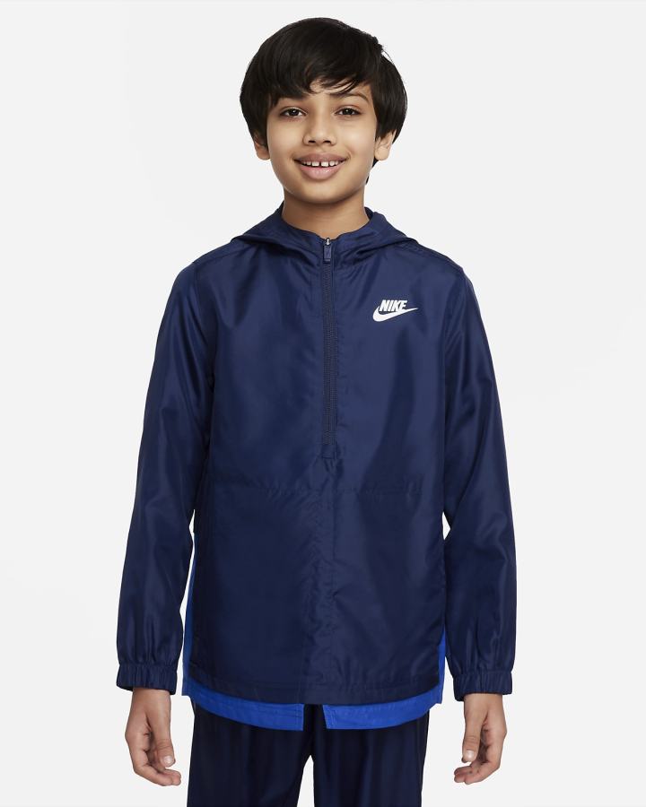 Nike Sportswear Kids Woven Tracksuit Za Dječake Trenirke Kraljevska Plava Tamnoplave Bijele | HR-19853MYTG