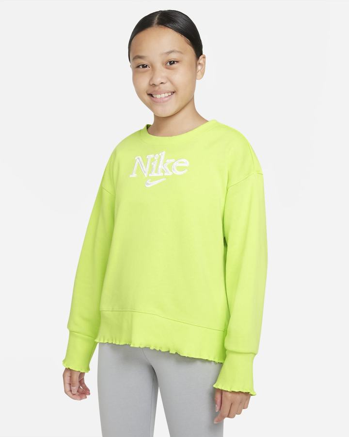 Nike Sportswear Kids Za Djevojčice Dukserice Svijetlo Limun | HR-83157LCAB