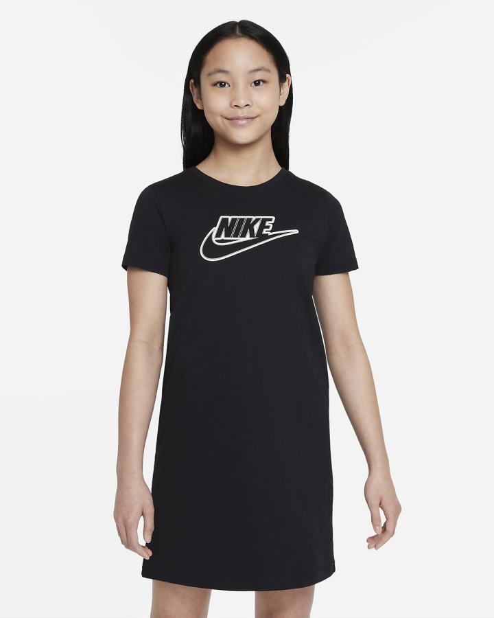 Nike Sportswear Kids Za Djevojčice Haljine Crne | HR-35416YEPA