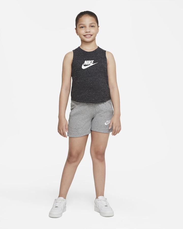 Nike Sportswear Kids Za Djevojčice Majica Bez Rukava Crne Bijele | HR-13826BLAO