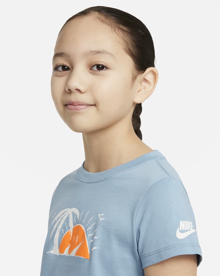 Nike Sportswear Kids Za Djevojčice Majice Plave | HR-16342VNYX