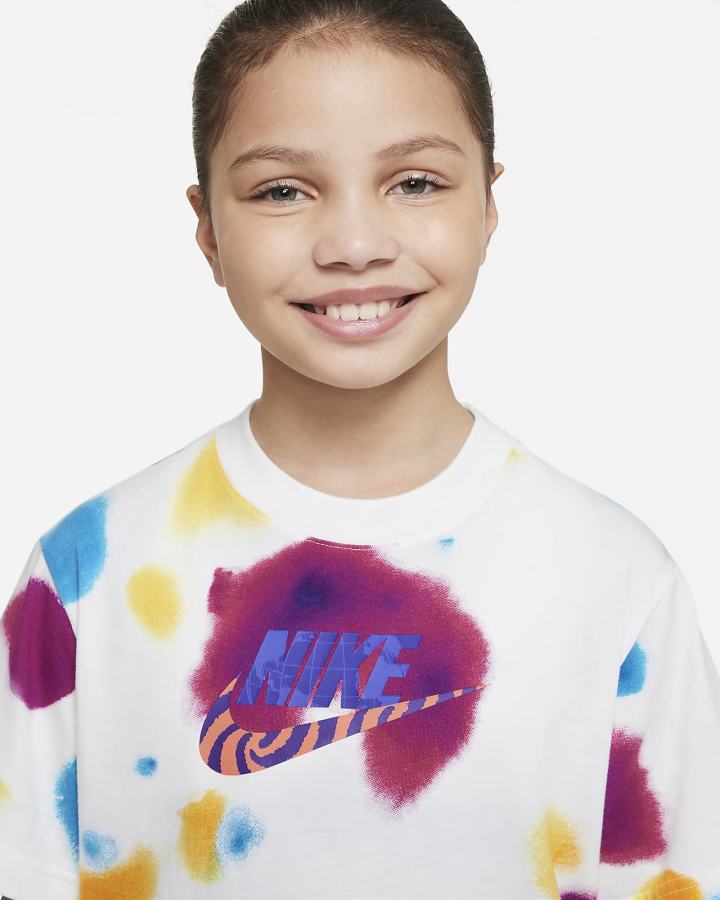 Nike Sportswear Kids Za Djevojčice Majice Bijele | HR-34206JDTG