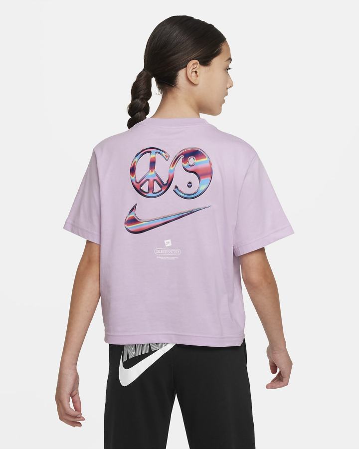 Nike Sportswear Kids Za Djevojčice Majice Ljubičaste | HR-36409LUGJ