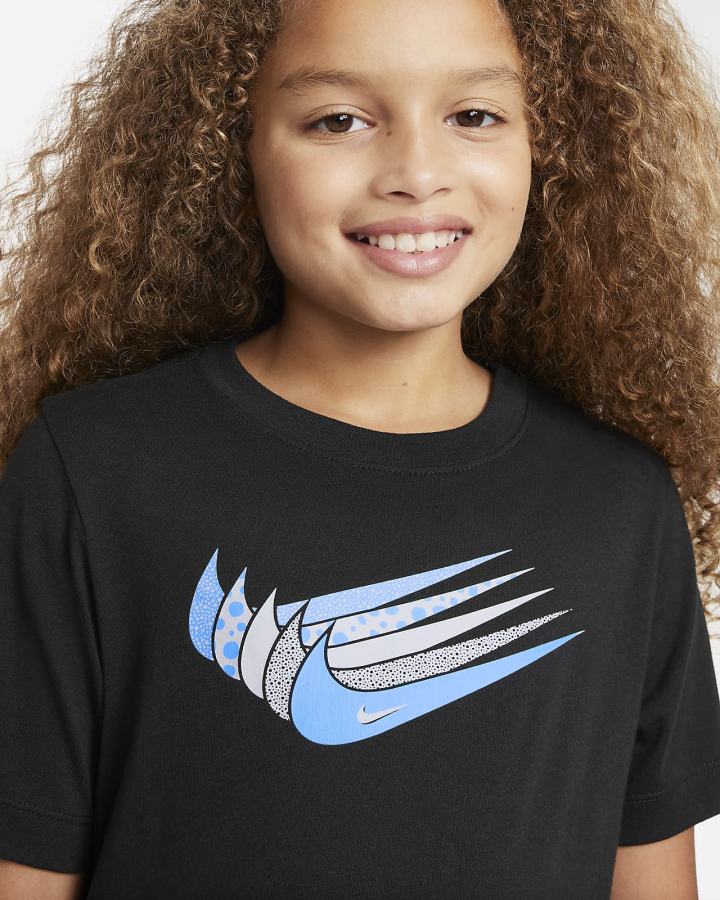 Nike Sportswear Kids Za Djevojčice Majice Crne | HR-42081CYRV