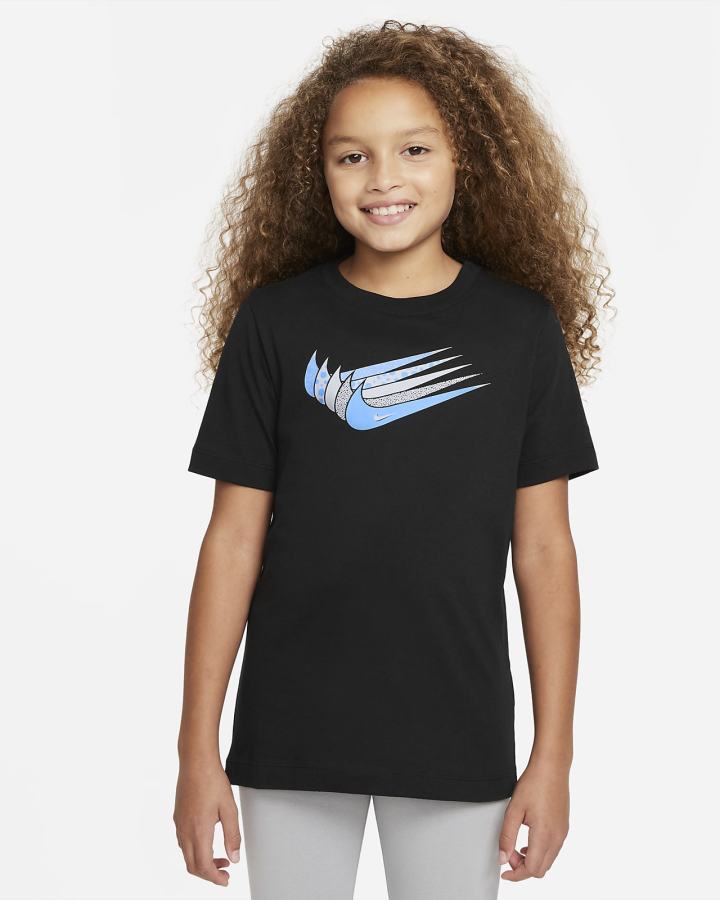 Nike Sportswear Kids Za Djevojčice Majice Crne | HR-42081CYRV