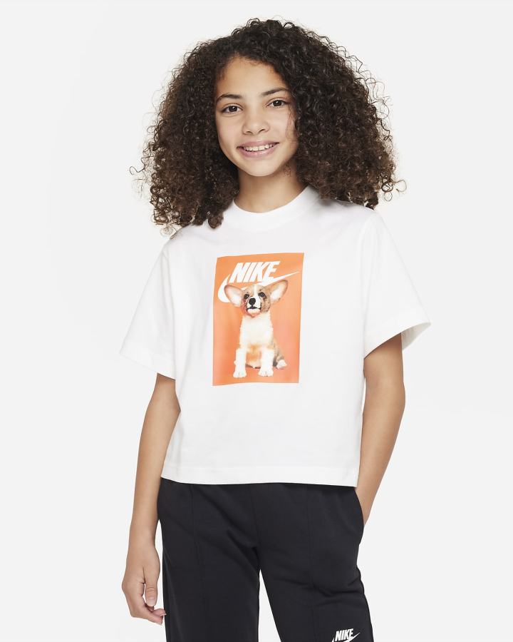 Nike Sportswear Kids Za Djevojčice Majice Crne | HR-50483LTXH