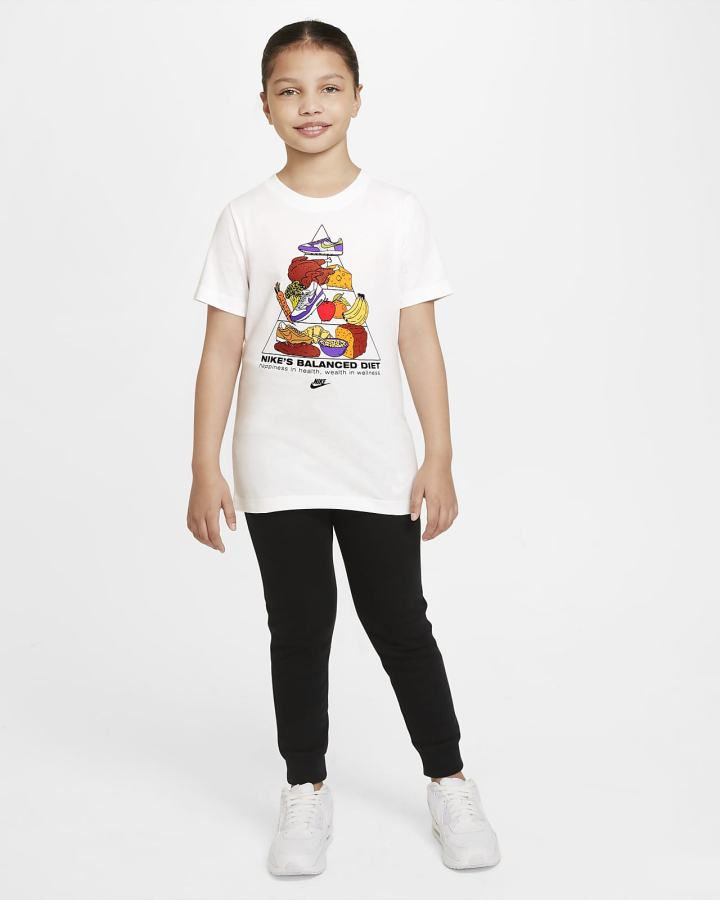 Nike Sportswear Kids Za Djevojčice Majice Bijele | HR-52039IAFW