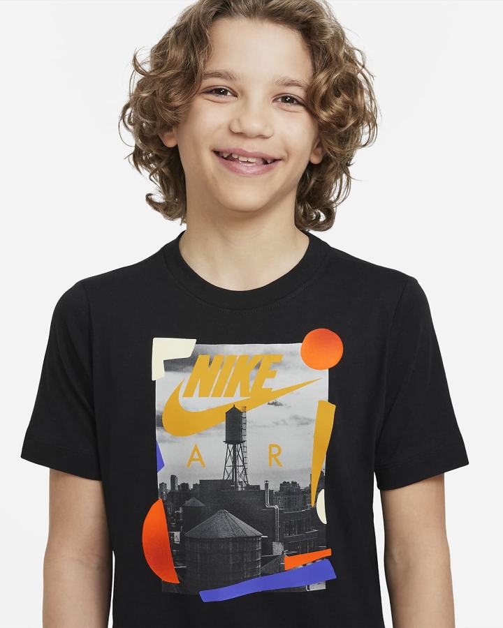 Nike Sportswear Kids Za Djevojčice Majice Crne | HR-73540FPRN