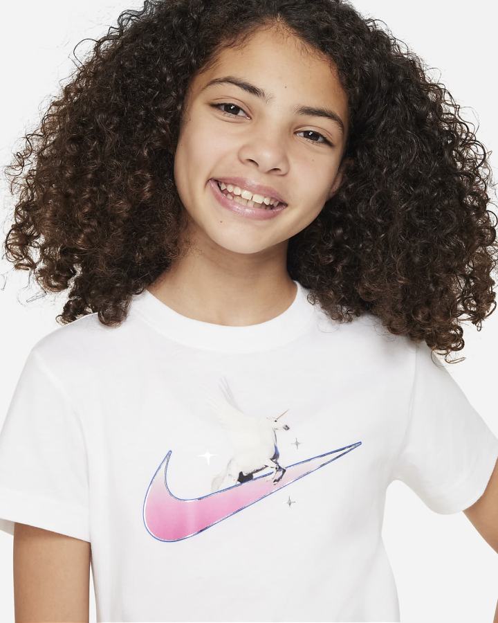 Nike Sportswear Kids Za Djevojčice Majice Bijele | HR-80567YGZI