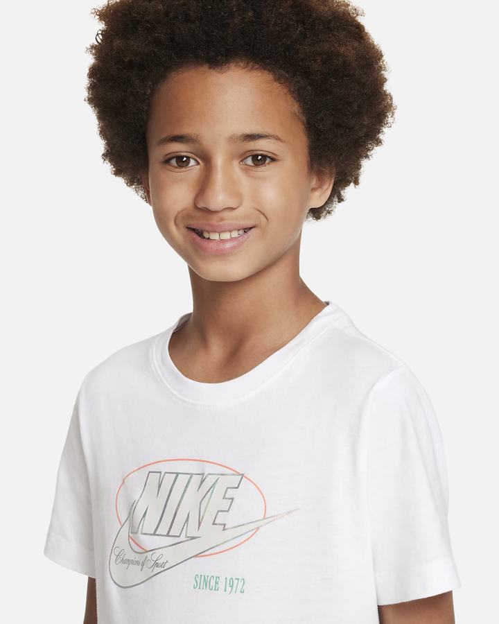 Nike Sportswear Kids Za Dječake Majice Bijele | HR-25941HAYX