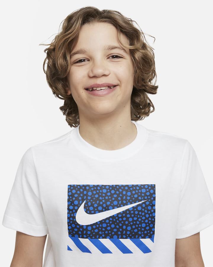 Nike Sportswear Kids Za Dječake Majice Bijele | HR-41325ADPM