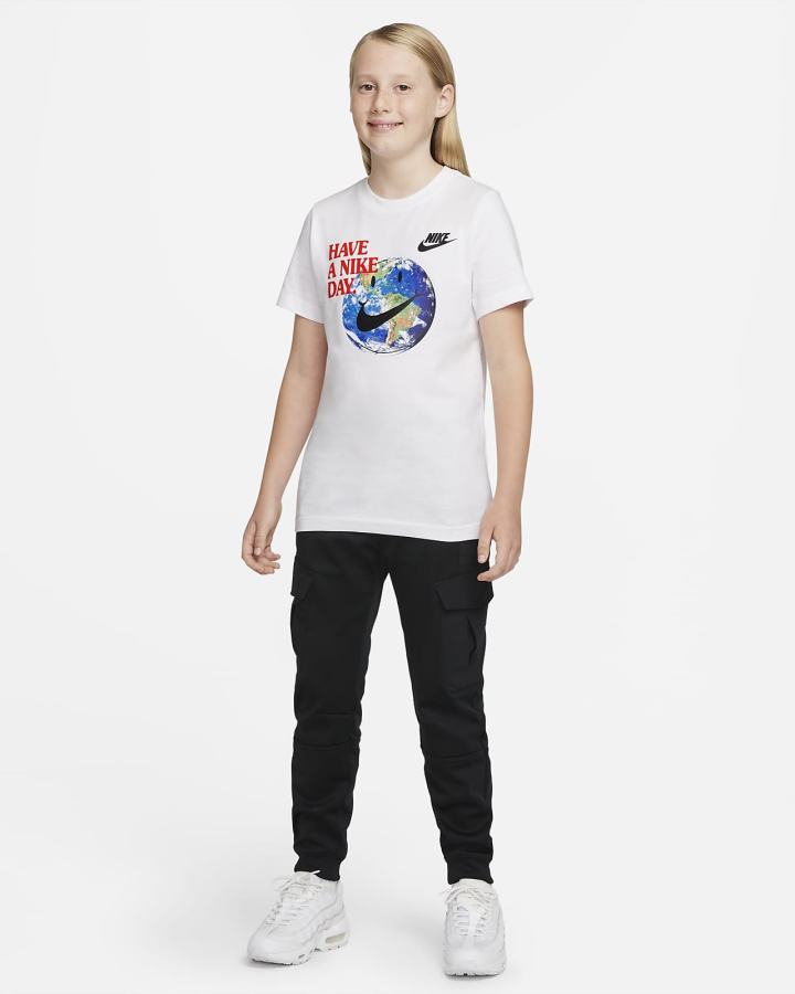 Nike Sportswear Kids Za Dječake Majice Bijele | HR-60914PMFN