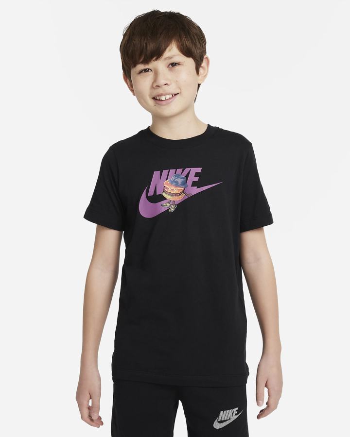 Nike Sportswear Kids Za Dječake Majice Crne | HR-21695OJDT