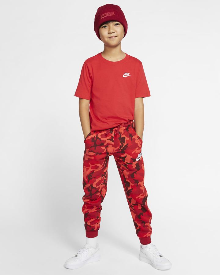 Nike Sportswear Kids Za Dječake Majice Crvene Bijele | HR-67210ELXO