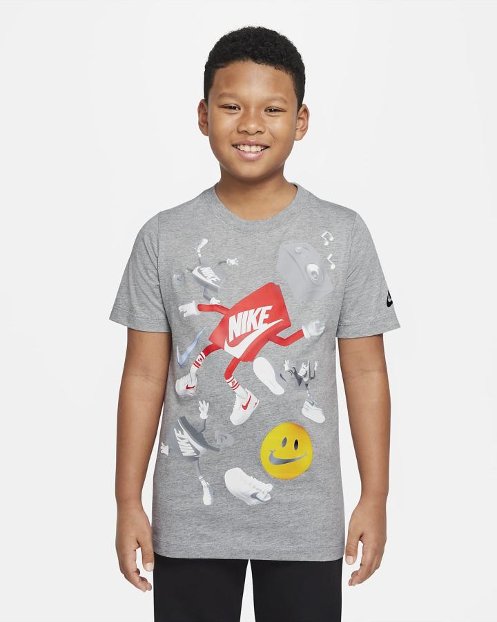 Nike Sportswear Kids Za Dječake Majice Tamno Sive | HR-67825ILAM