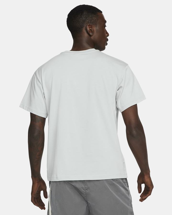 Nike Sportswear Lightweight Knit Short-Sleeve Top Muške Majice Sive Crne | HR-35896TKHP