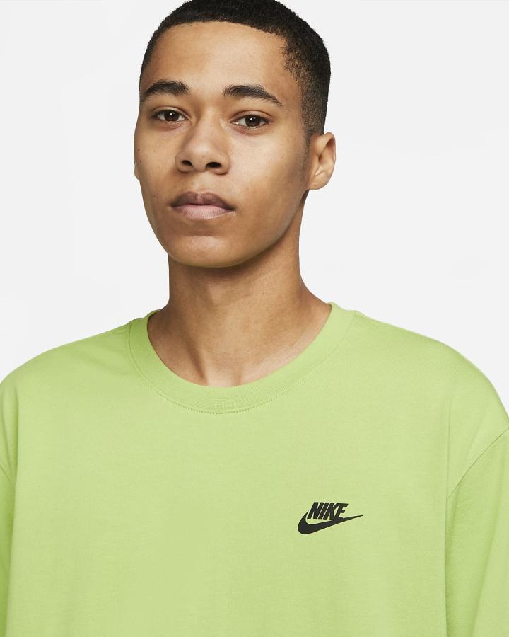 Nike Sportswear Lightweight Knit Short-Sleeve Top Muške Majice Zelene Crne | HR-91248GOFK