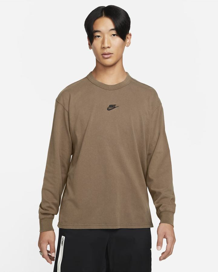 Nike Sportswear Long-Sleeve Muške Majice Crne | HR-15978YVNF