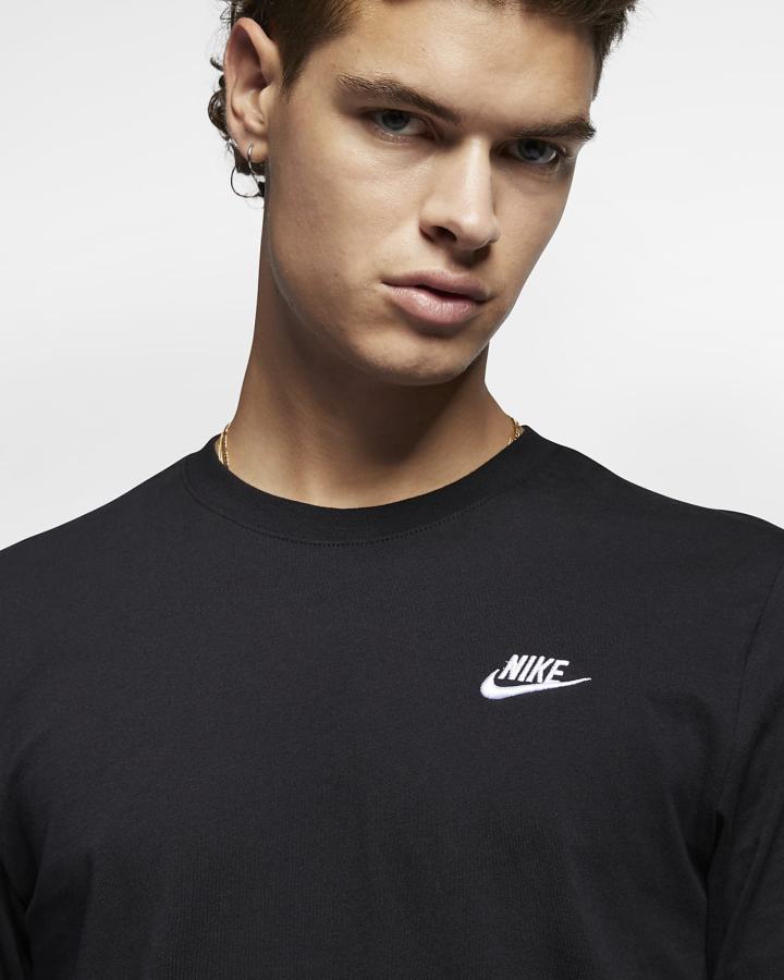 Nike Sportswear Long-Sleeve Muške Majice Crne Bijele | HR-20837OMCG