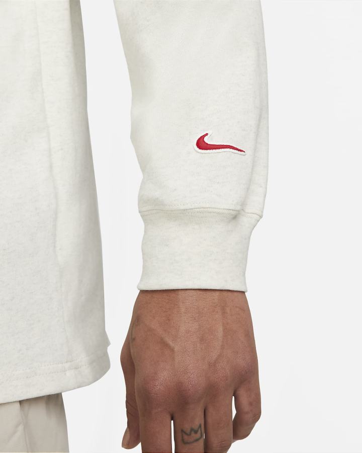 Nike Sportswear Long-Sleeve Muške Majice Bež Crvene | HR-62593HJPN