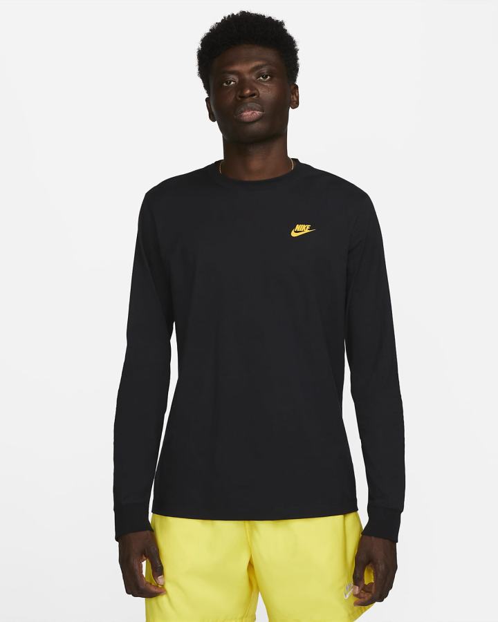 Nike Sportswear Long-Sleeve Muške Majice Crne | HR-80632UJGY