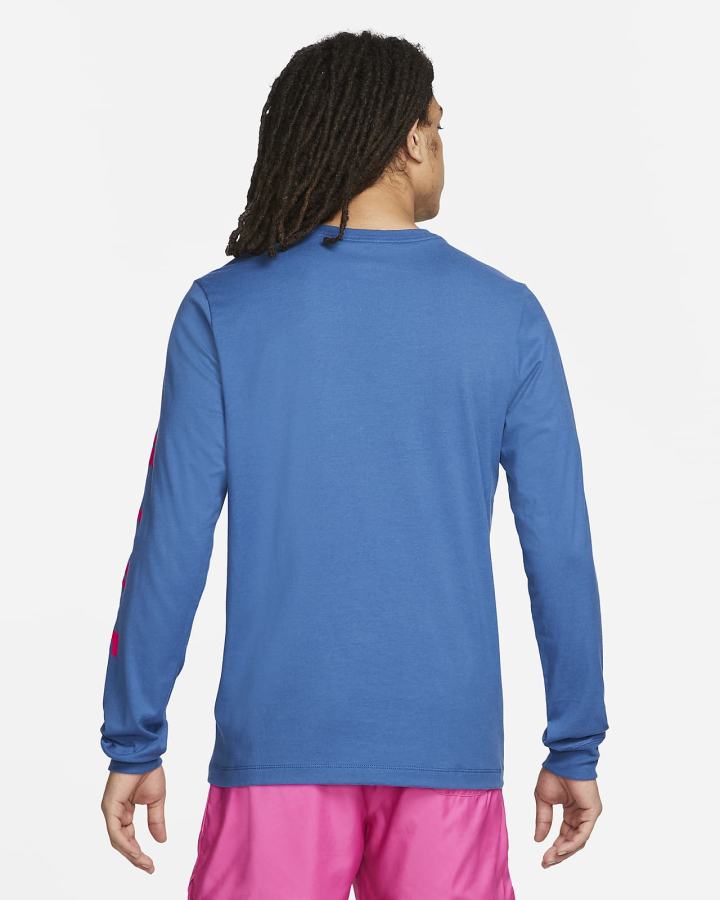 Nike Sportswear Long-Sleeve Muške Majice Tamno Plave | HR-83164GJAQ