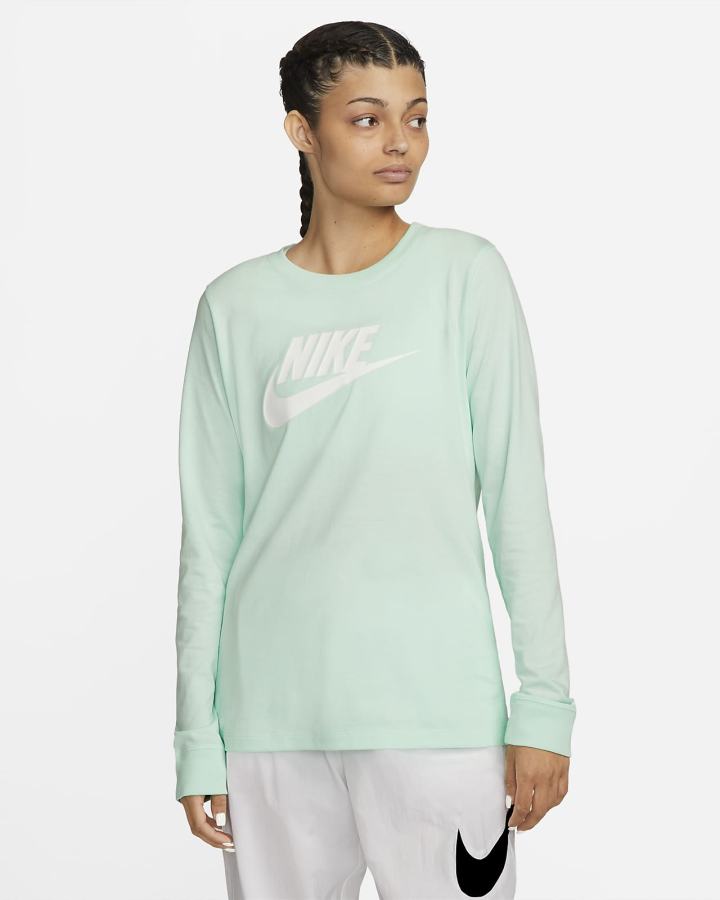 Nike Sportswear Long-Sleeve Ženske Majice Bijele | HR-07641CNIA