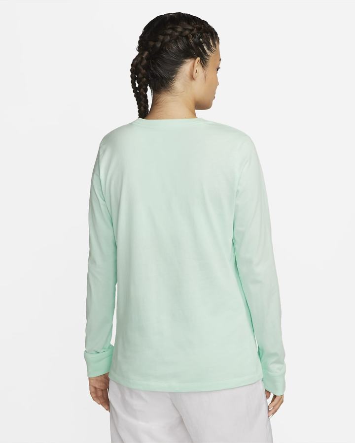 Nike Sportswear Long-Sleeve Ženske Majice Menta Bijele | HR-12850VZBW