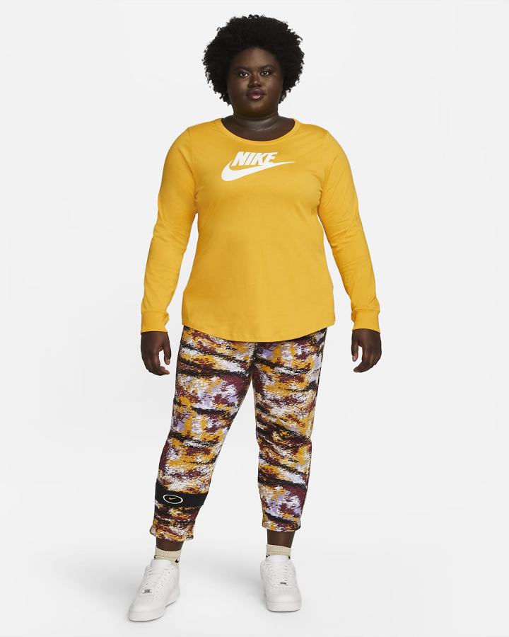 Nike Sportswear Long-Sleeve Ženske Majice Žute | HR-57489EYBL