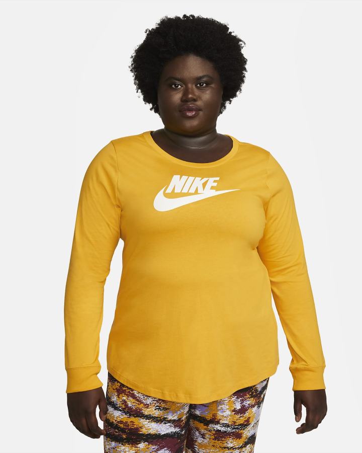 Nike Sportswear Long-Sleeve Ženske Majice Žute | HR-57489EYBL