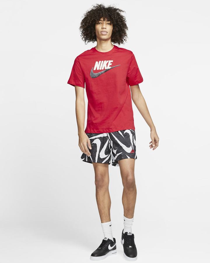 Nike Sportswear Muške Majice Crvene Crne | HR-68294QRTW