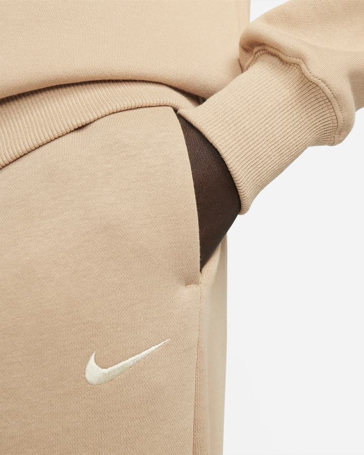 Nike Sportswear Phoenix Fleece Crew-Neck Ženske Dukserice Bež | HR-29651TZQE