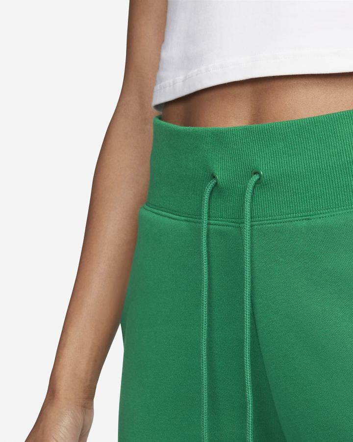 Nike Sportswear Phoenix Fleece High-Waisted Ženske Jogger Hlače Zelene | HR-23019MJRW