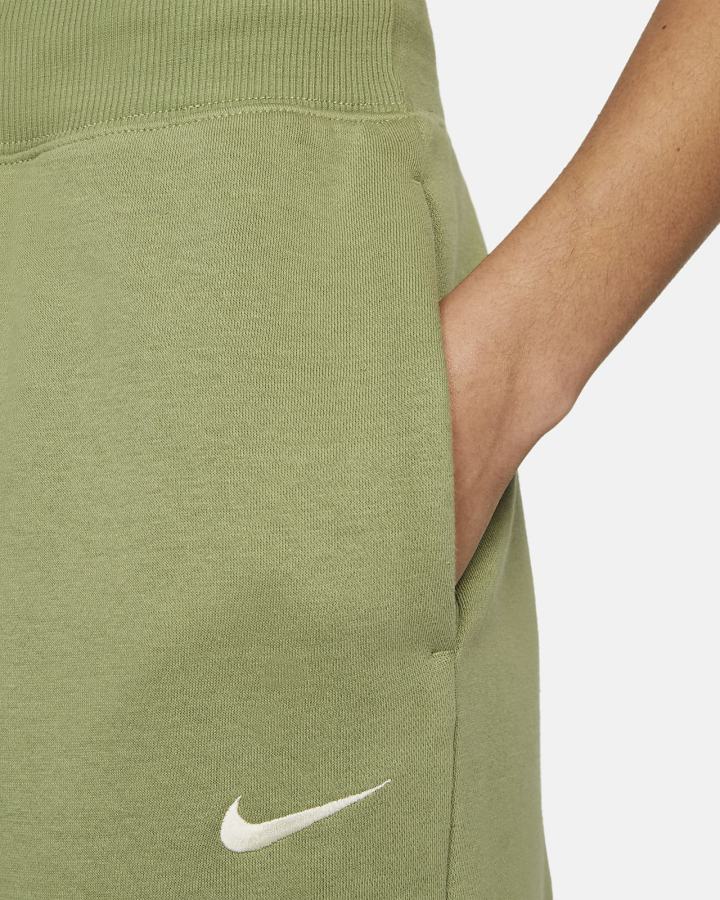 Nike Sportswear Phoenix Fleece High-Waisted Oversized Ženske Trenirke Zelene | HR-42085CLDA