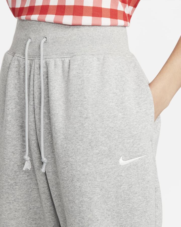 Nike Sportswear Phoenix Fleece High-Waisted Oversized Ženske Trenirke Tamno Sive | HR-48903XELK