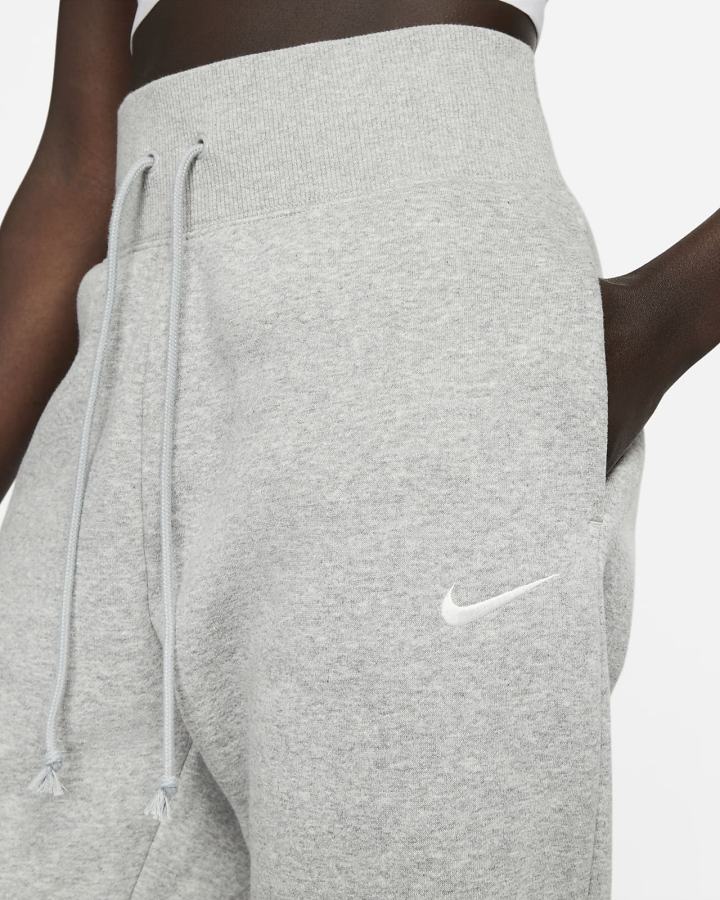 Nike Sportswear Phoenix Fleece High-Waisted Ženske Jogger Hlače Tamno Sive | HR-64910TVCR