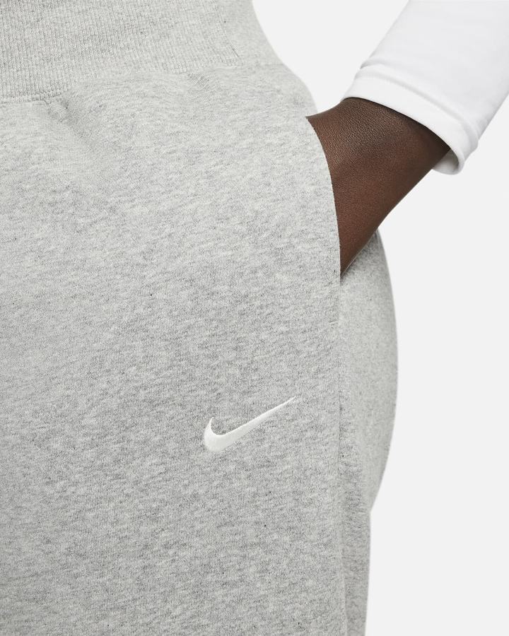 Nike Sportswear Phoenix Fleece High-Waisted Ženske Jogger Hlače Tamno Sive | HR-68574DGWL