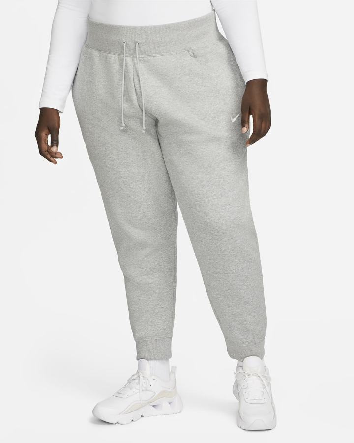 Nike Sportswear Phoenix Fleece High-Waisted Ženske Jogger Hlače Tamno Sive | HR-68574DGWL