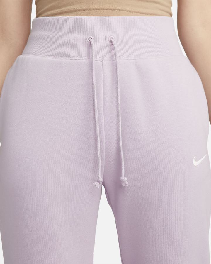 Nike Sportswear Phoenix Fleece High-Waisted Ženske Jogger Hlače Ljubičaste | HR-78593LIYU