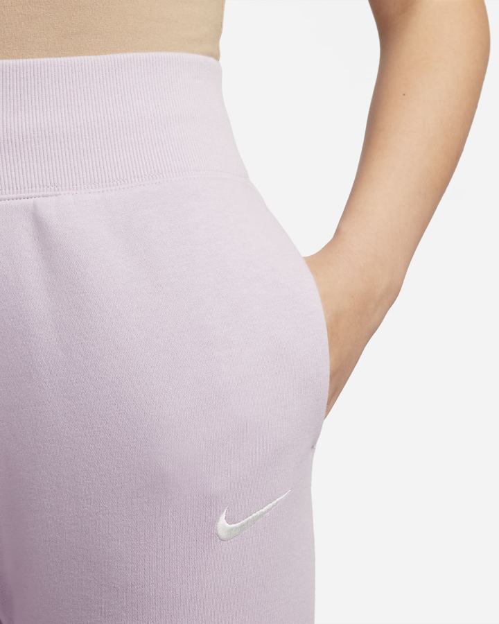 Nike Sportswear Phoenix Fleece High-Waisted Ženske Jogger Hlače Ljubičaste | HR-78593LIYU