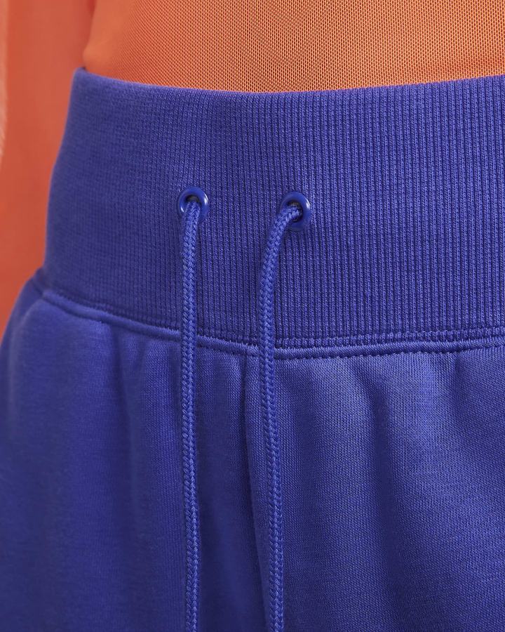 Nike Sportswear Phoenix Fleece High-Waisted Wide-Leg Ženske Trenirke Plave | HR-81526HSFT