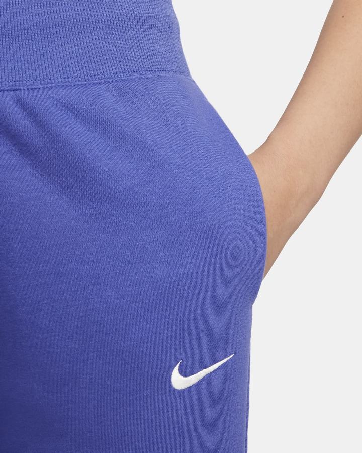 Nike Sportswear Phoenix Fleece High-Waisted Ženske Jogger Hlače Plave | HR-89305ZCSF