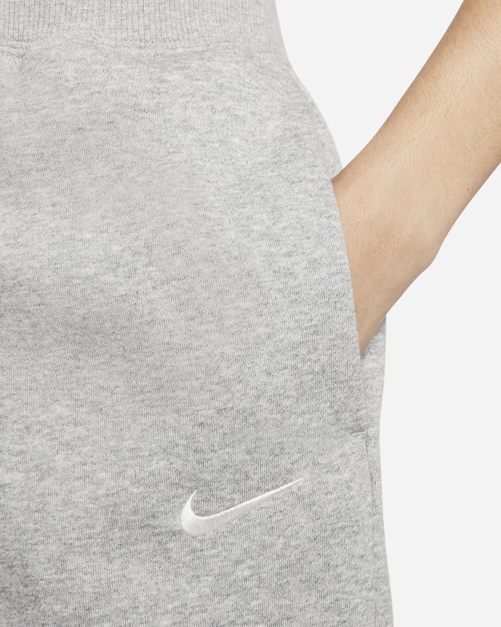 Nike Sportswear Phoenix Fleece High-Waisted Loose-Fit Ženske Kratke Hlače Tamno Sive | HR-89605PDUE