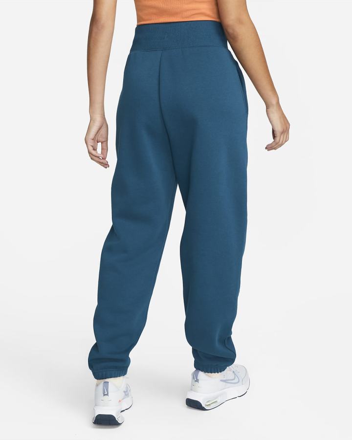 Nike Sportswear Phoenix Fleece High-Waisted Oversized Ženske Trenirke Plave | HR-96740IXYS