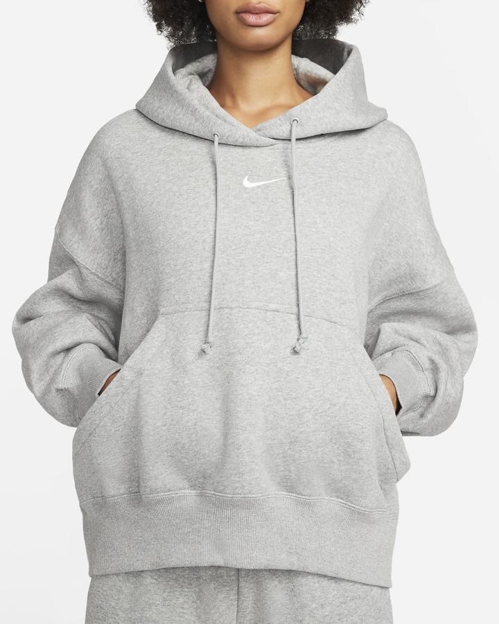 Nike Sportswear Phoenix Fleece Over-Oversized Ženske Majica S Kapuljačom Tamno Sive | HR-30159UKOS