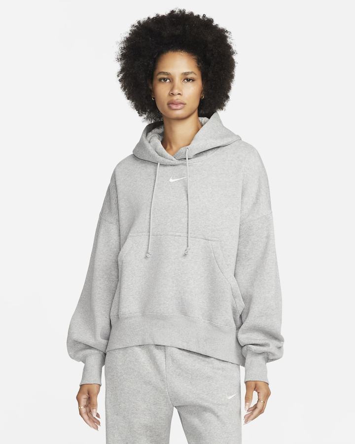 Nike Sportswear Phoenix Fleece Over-Oversized Ženske Majica S Kapuljačom Tamno Sive | HR-30159UKOS